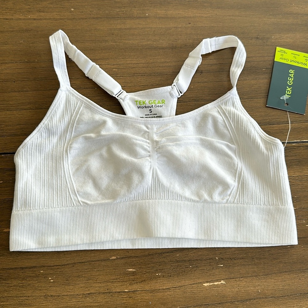 New Tek gear sport bra small*